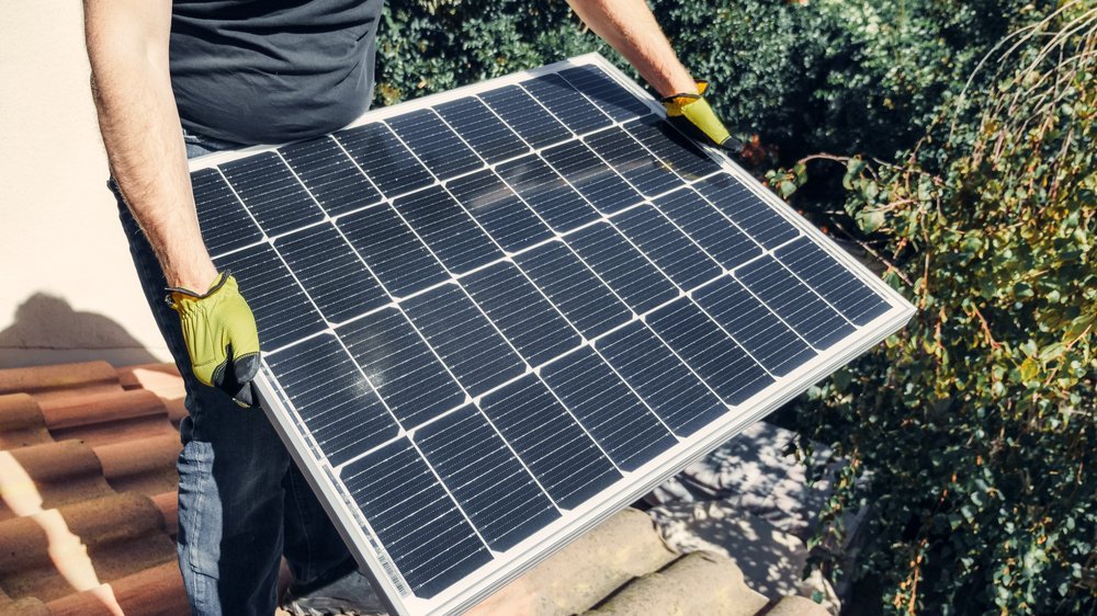 photovoltaik flachdach einfamilienhaus